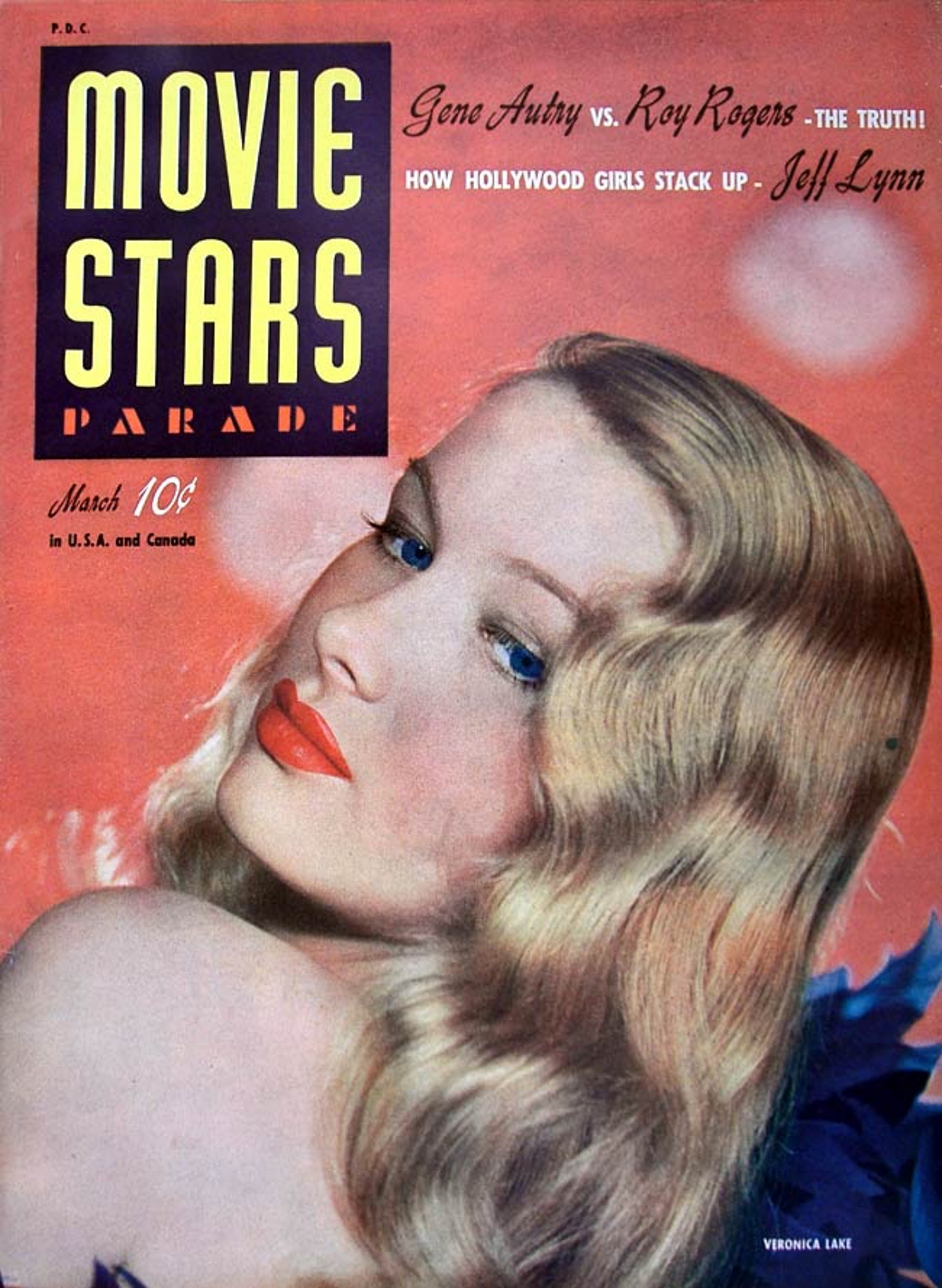 Veronica Lake sultry hairstyle