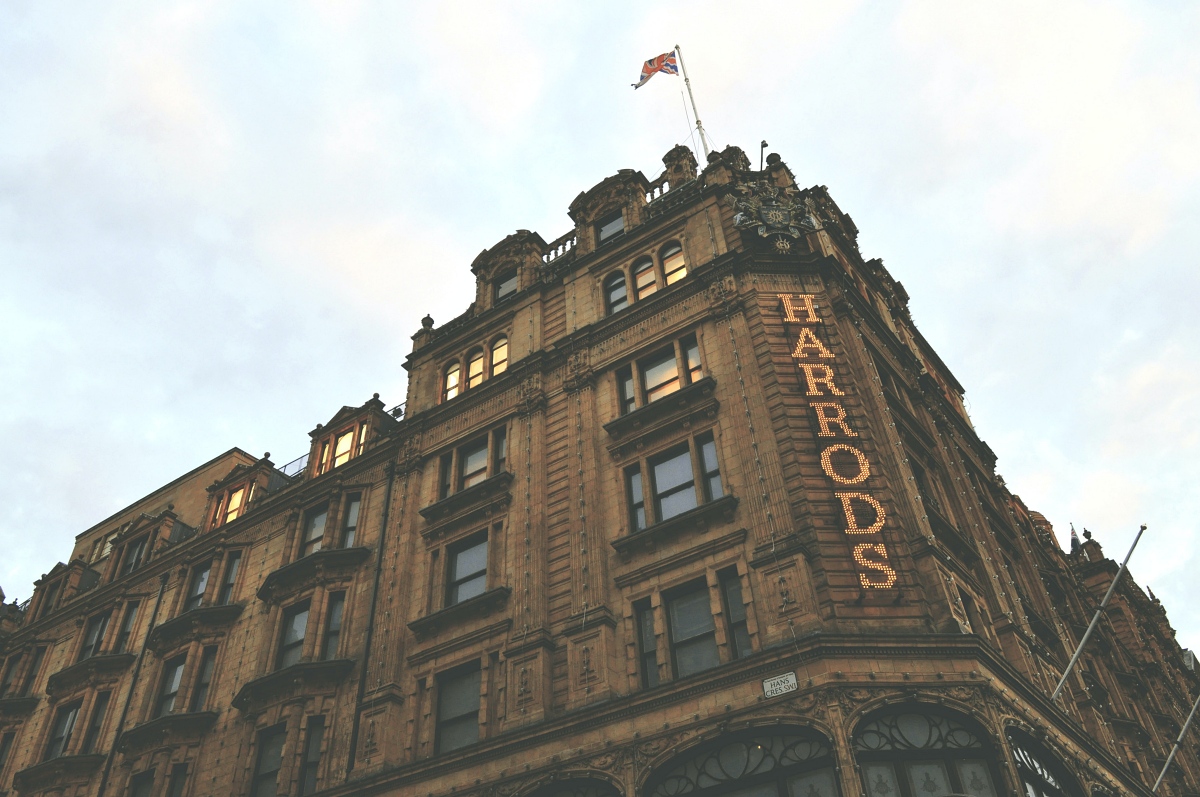 Harrods storefront