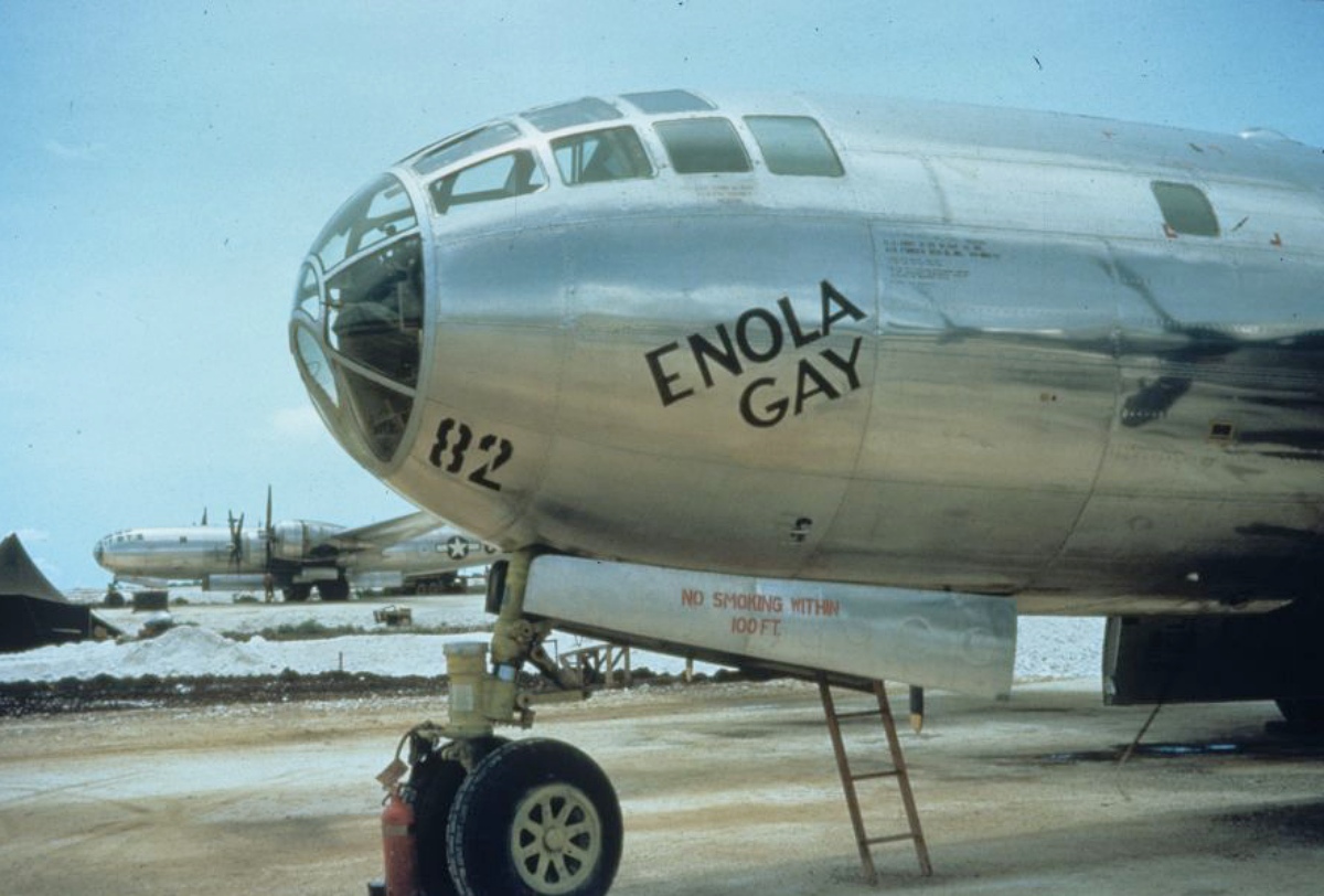 Enola Gay, the plane that dropped the atomic bomb on Hiroshima