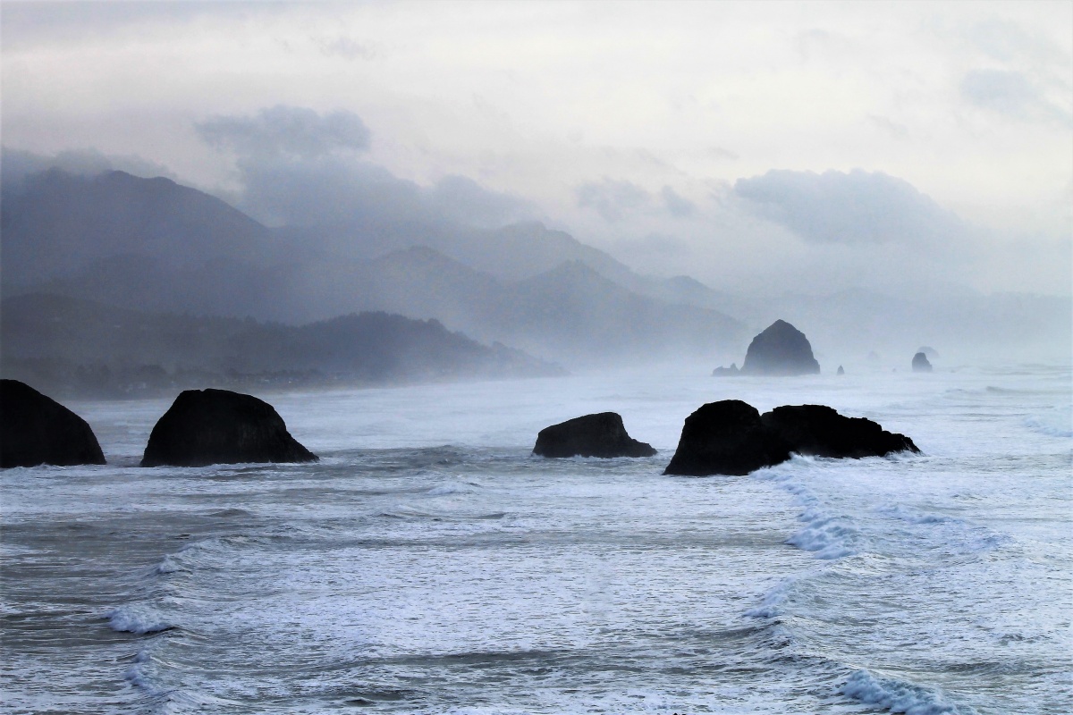 Goonies Oregon Beach Haystack Rock