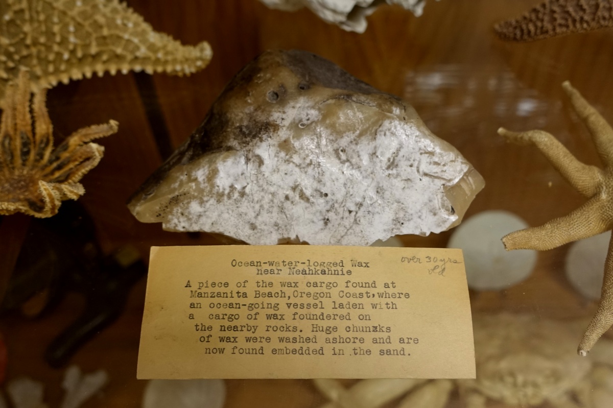 shipwreck wax found in Oregon