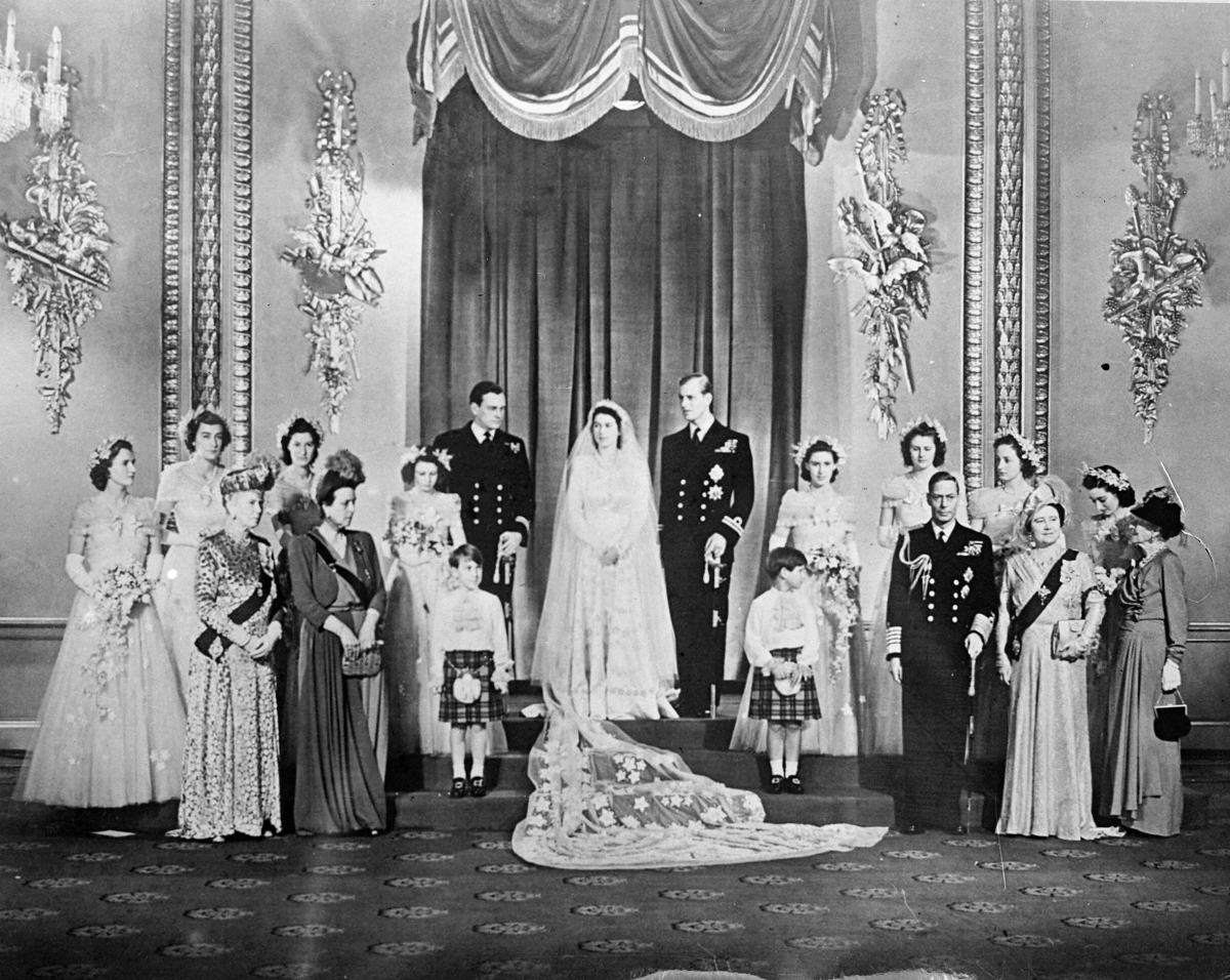 QE II wedding photo