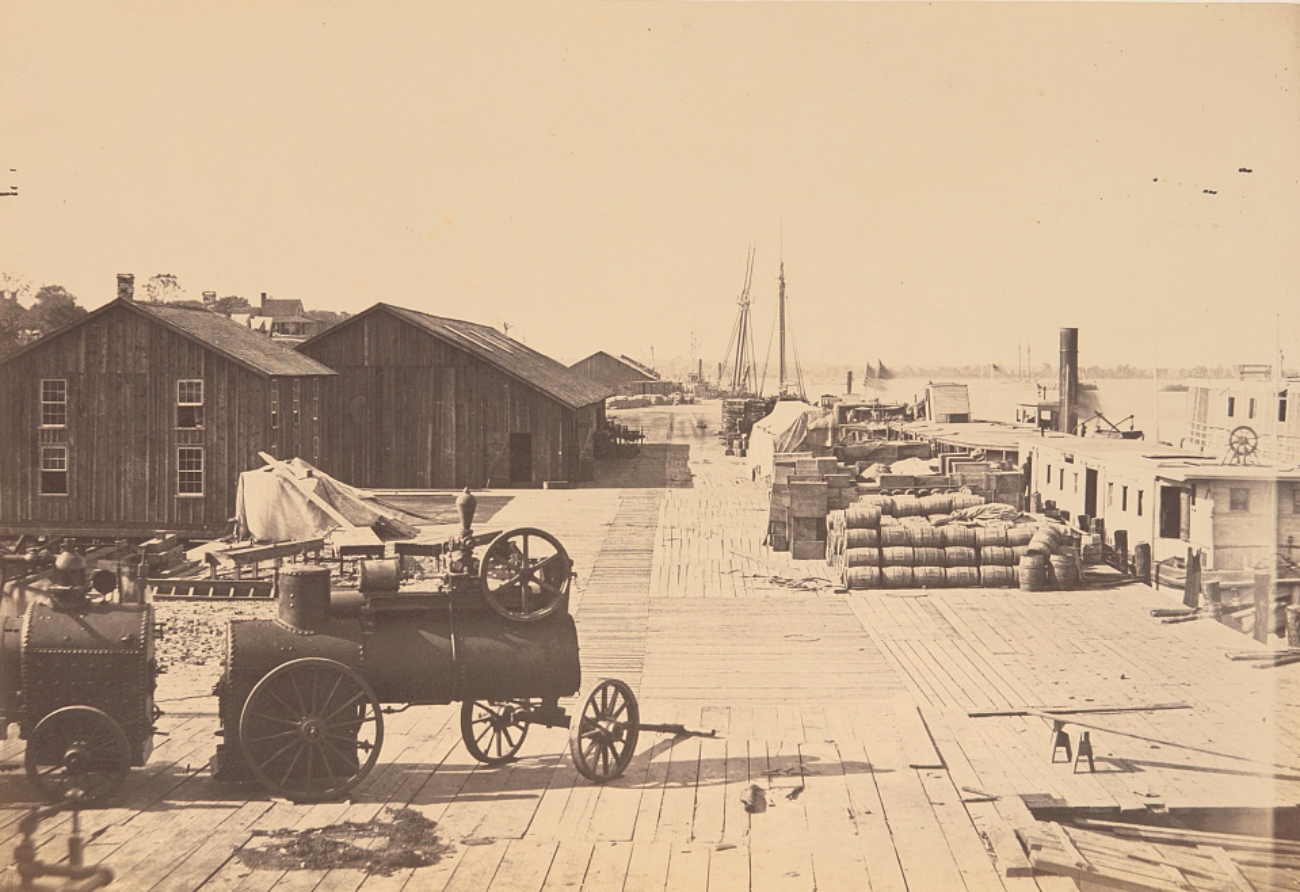 barrels being shipped 1860s