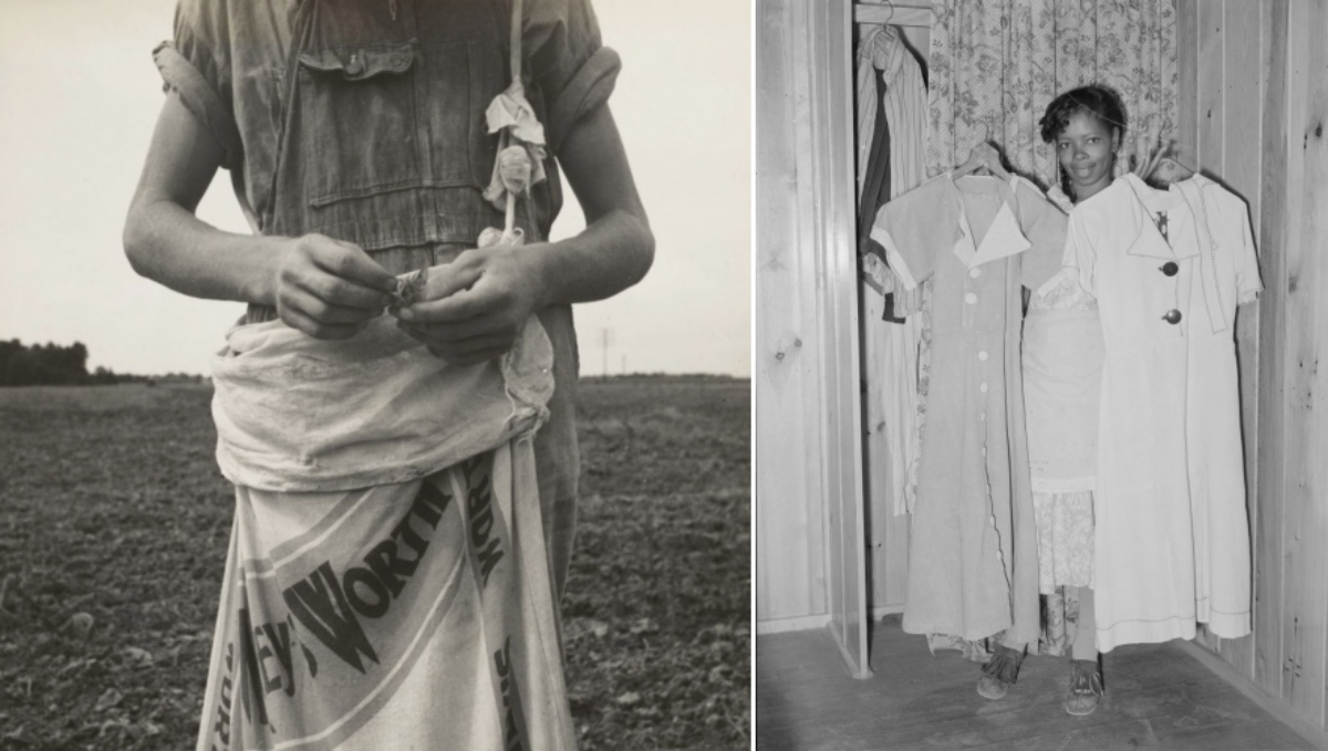 Burlap Sack Dress