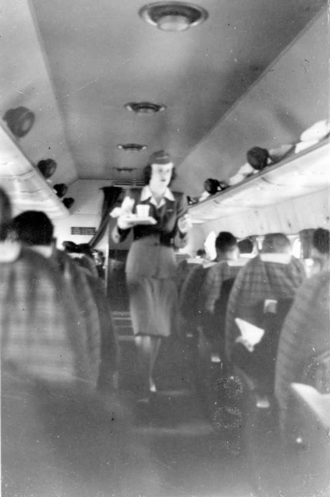 Airline Stewardess Flooded with Memories When She Sees Her 1947 Photo ...