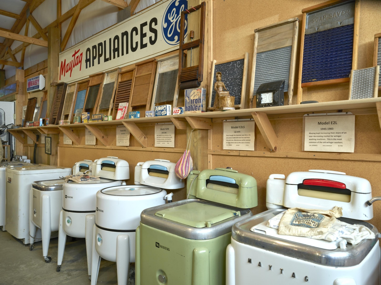 Lee Maxwell's washing machine museum in Colorado