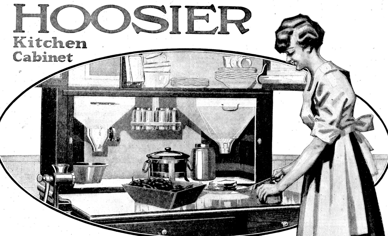 Hoosier Cabinet advertisement 1917