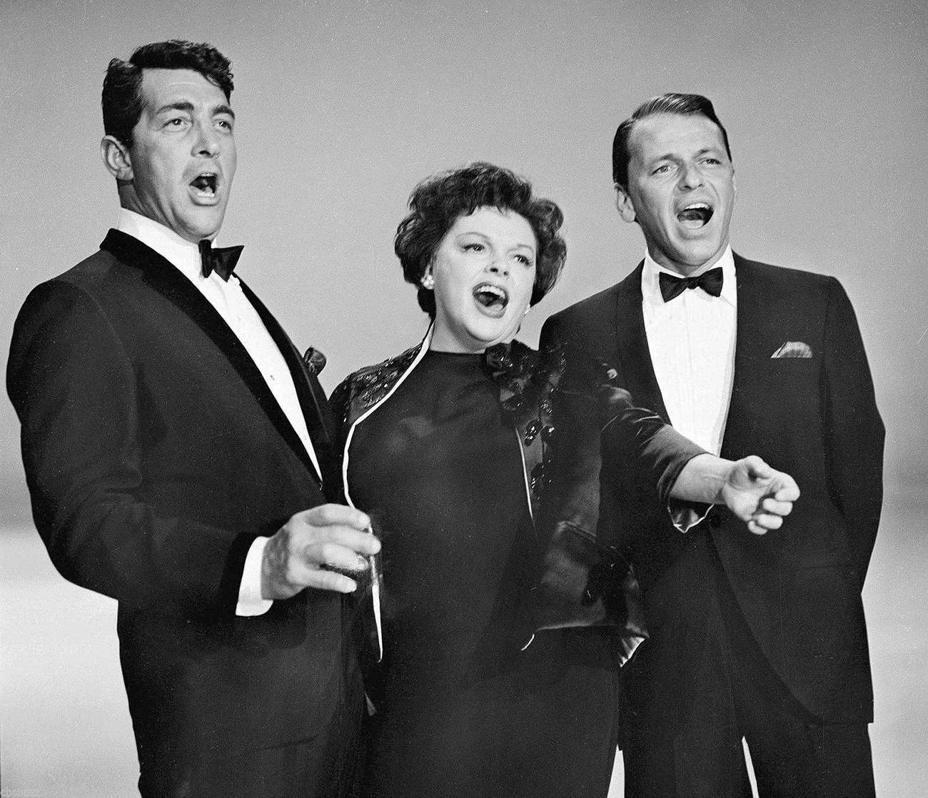 Dean Martin Judy Garland and Frank Sinatra in 1962