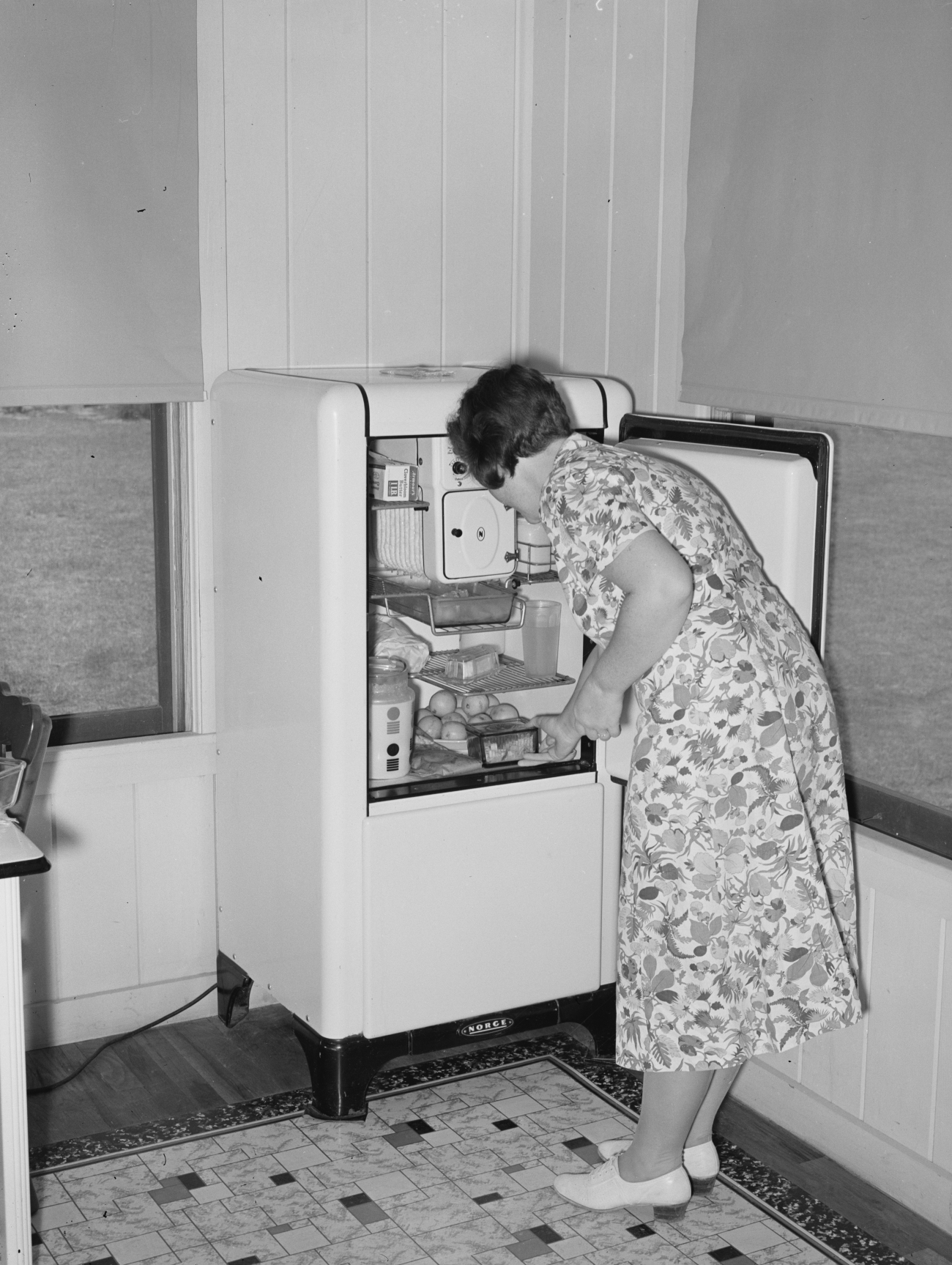 Woman at Refrigerator