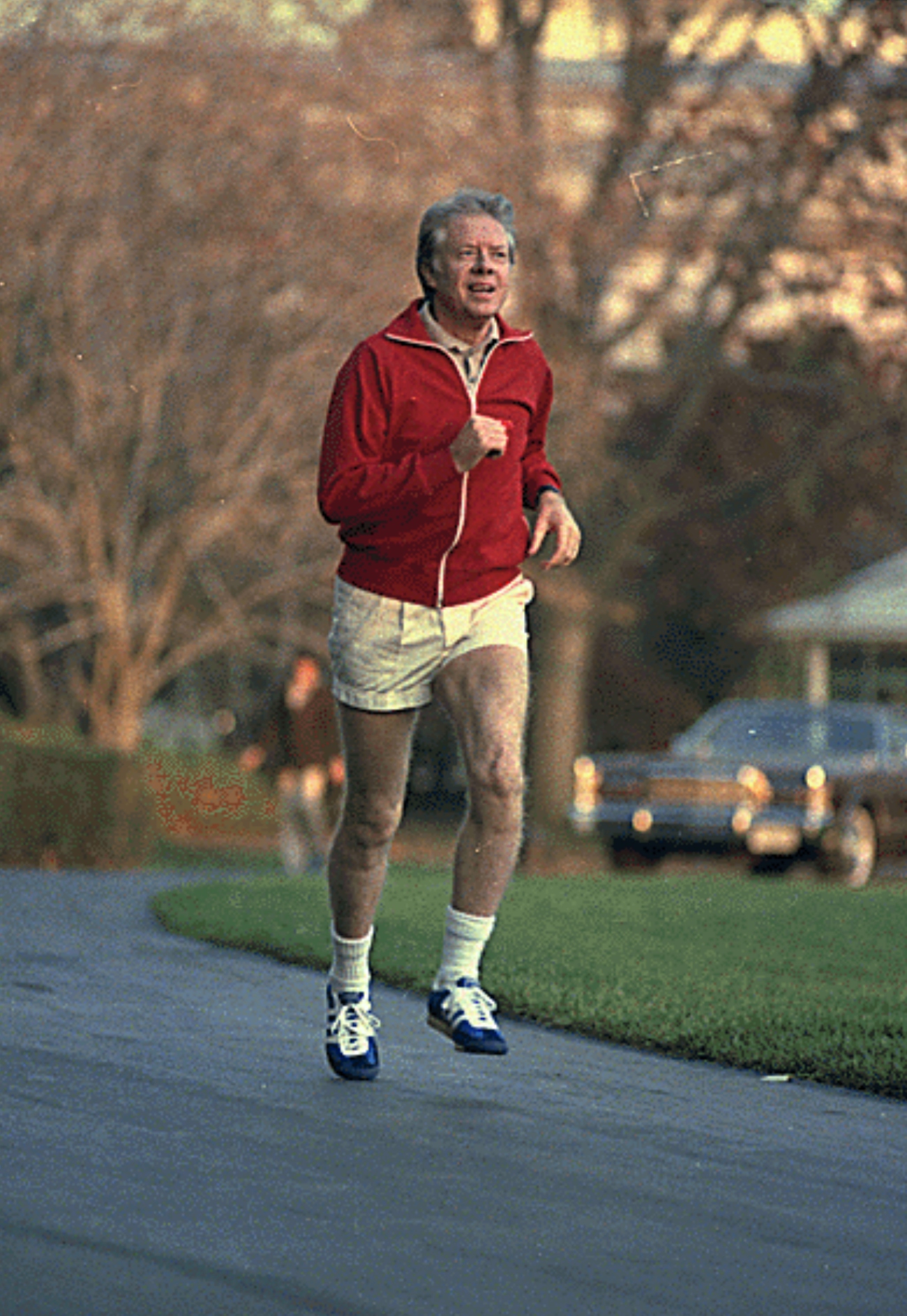 Jimmy Carter Jogging