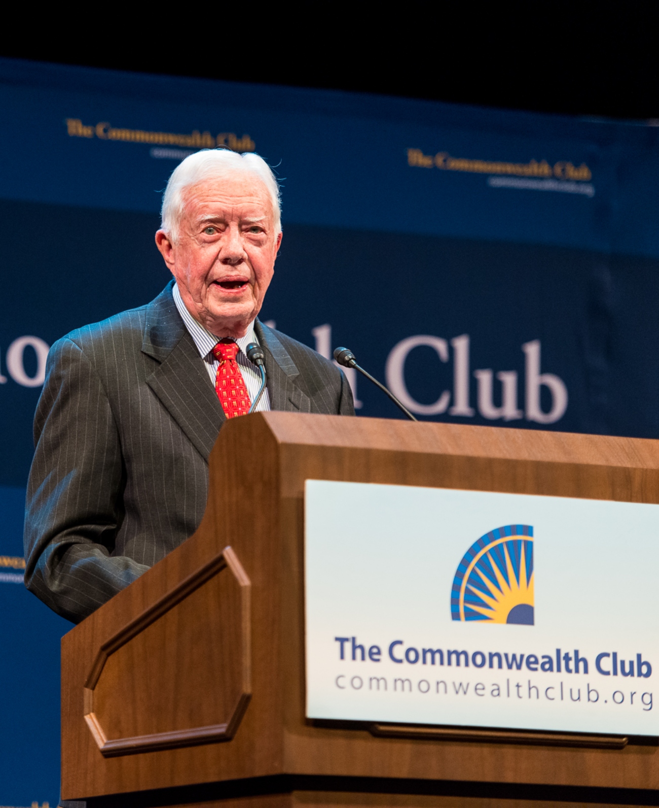 Jimmy Carter Speaking at the Commonwealth Club in 2013