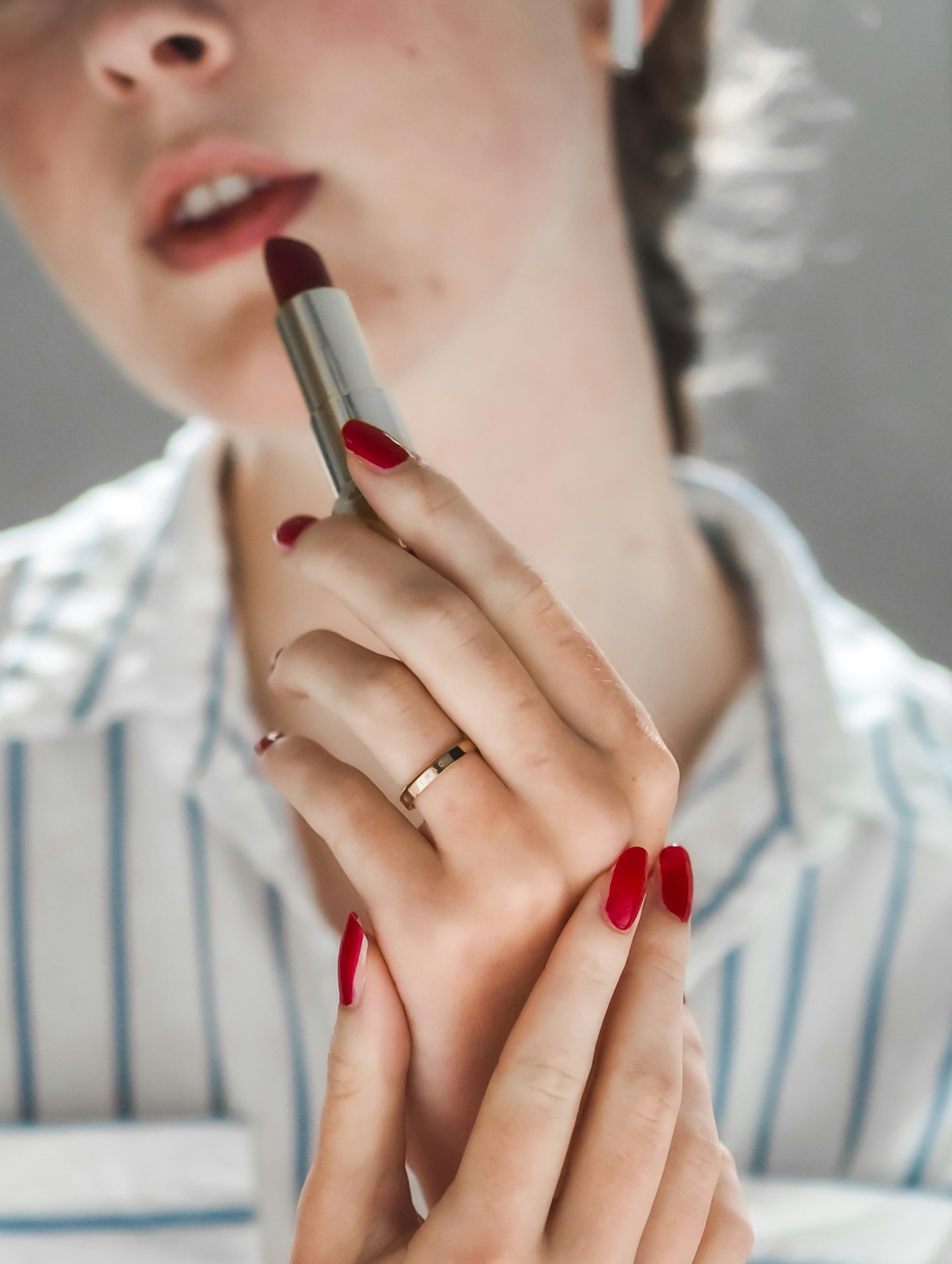 Red Nails and Lipstick