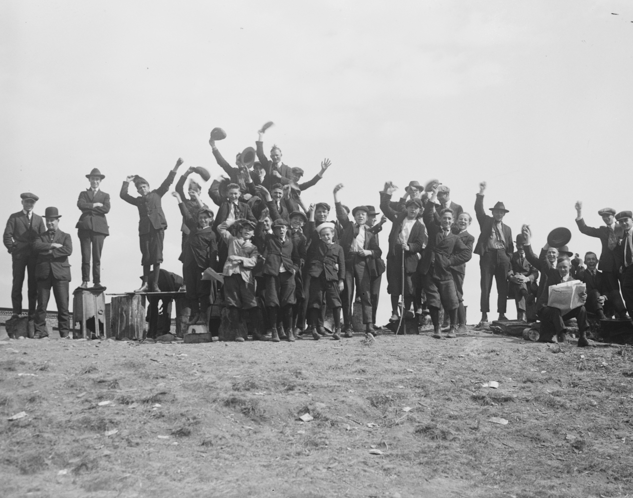 Fans on Hill 1920