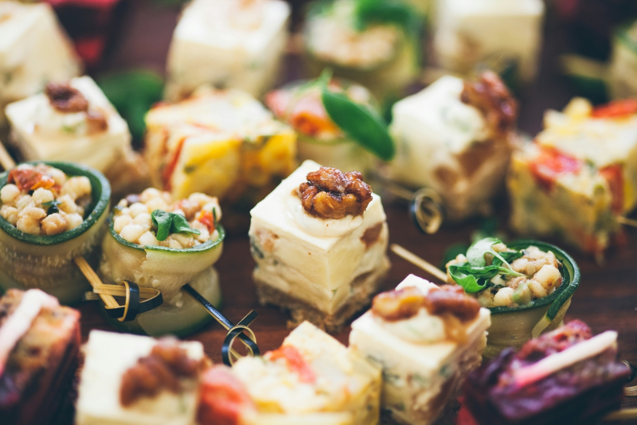 Appetizers Laid Out