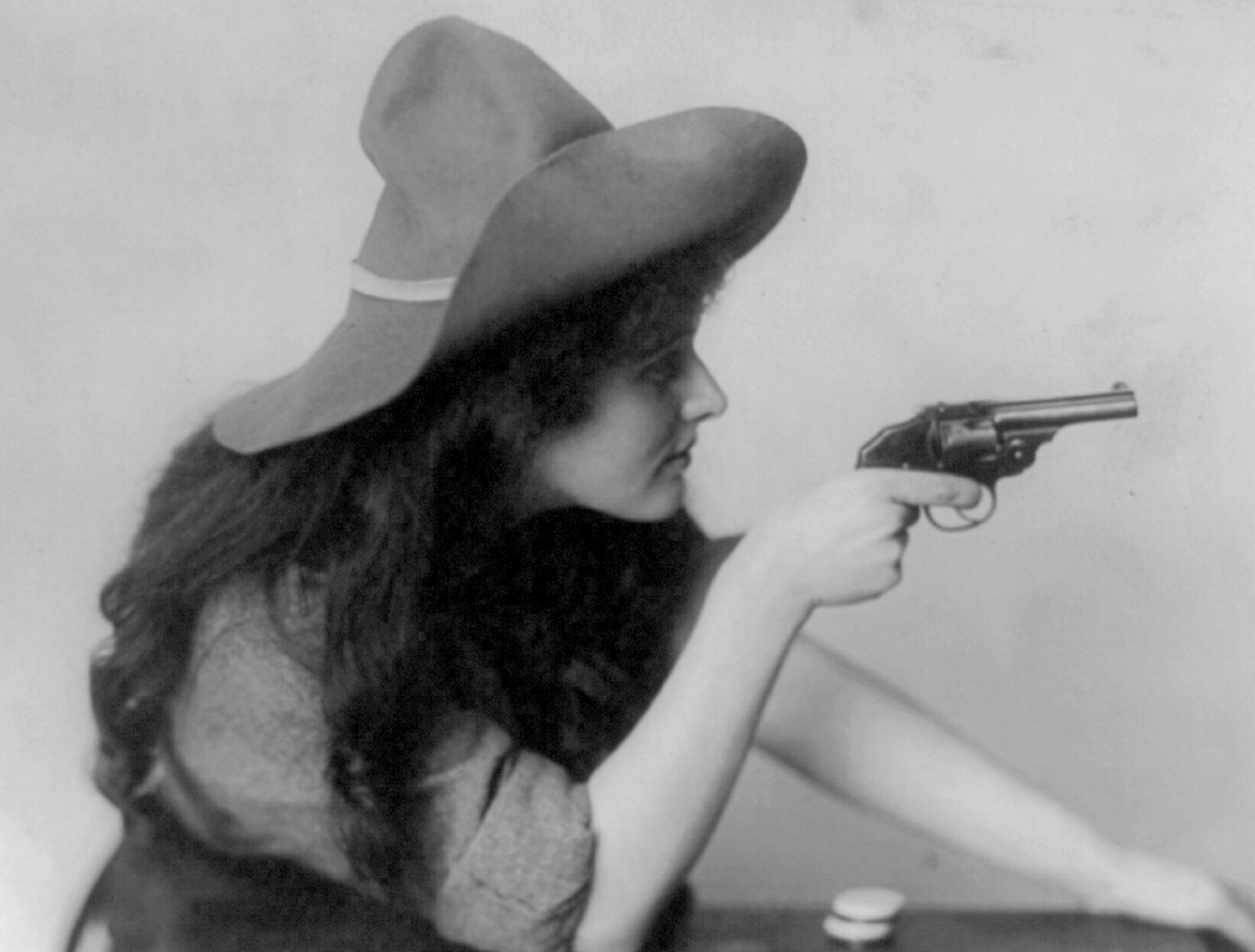 Woman with Revolver 1912
