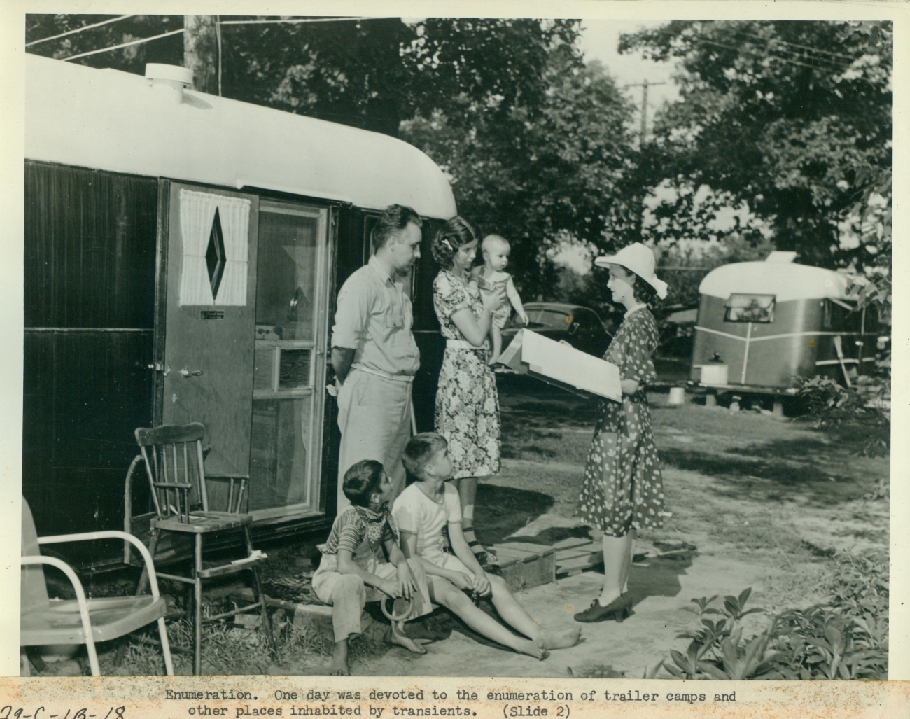 1940 Transient Family Trailer Census