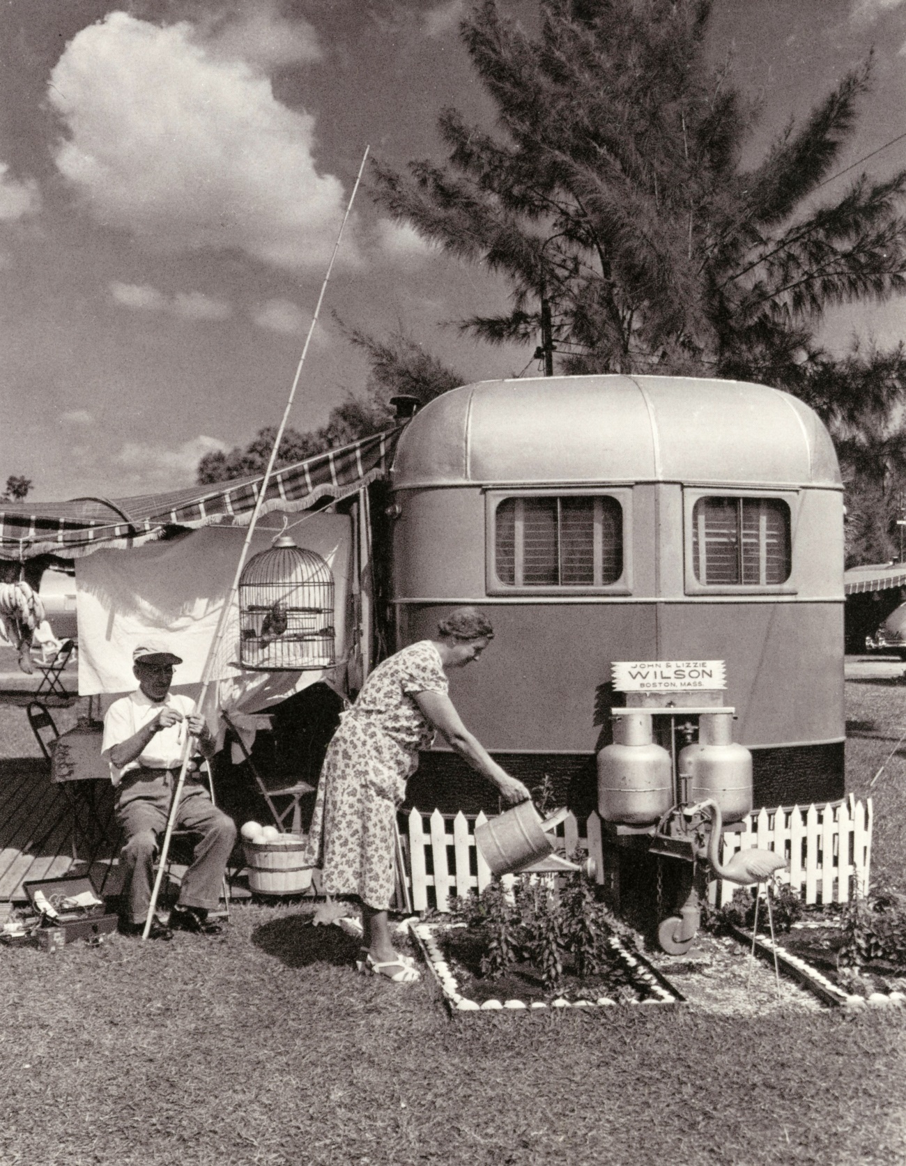 1950s Trailer Living