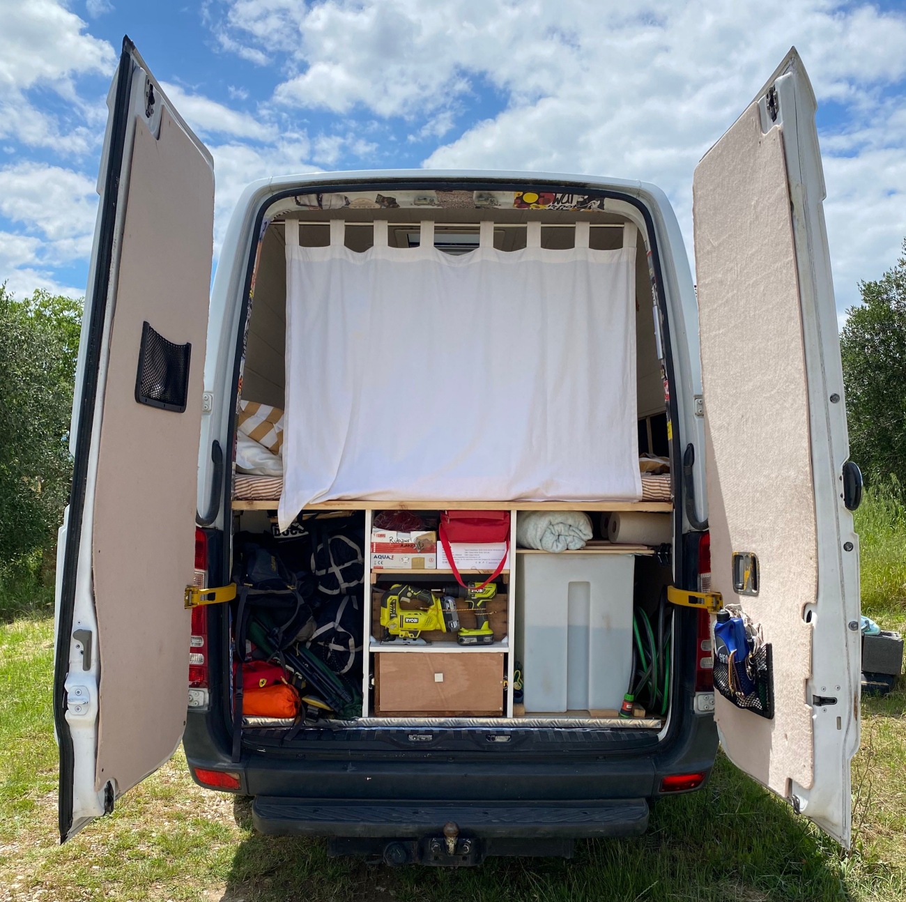 Sprinter Van Bed and Storage