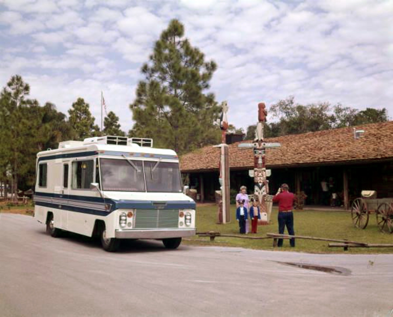 1970s Family with Rv at Disney