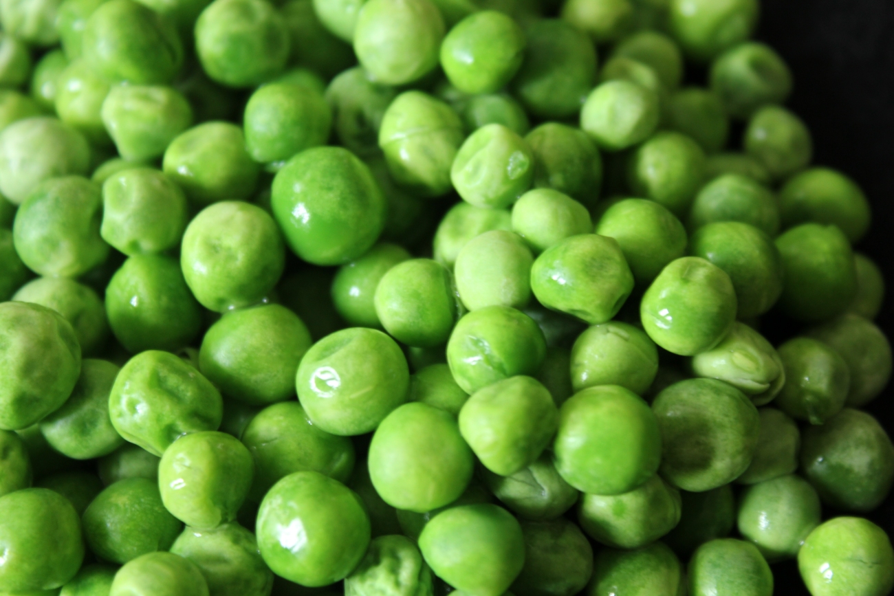 Close Up of Peas