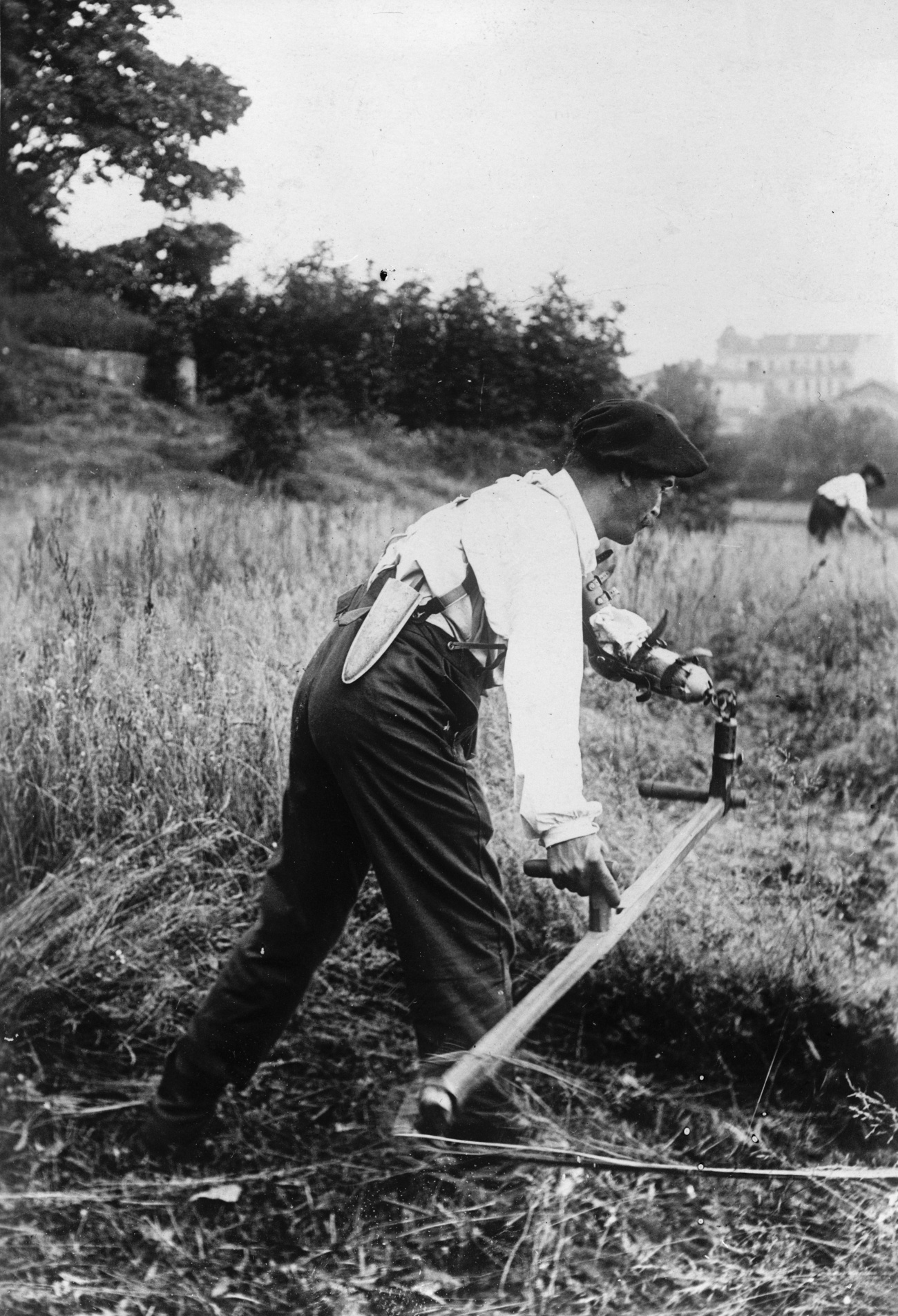 Scythes Being Used in 1918