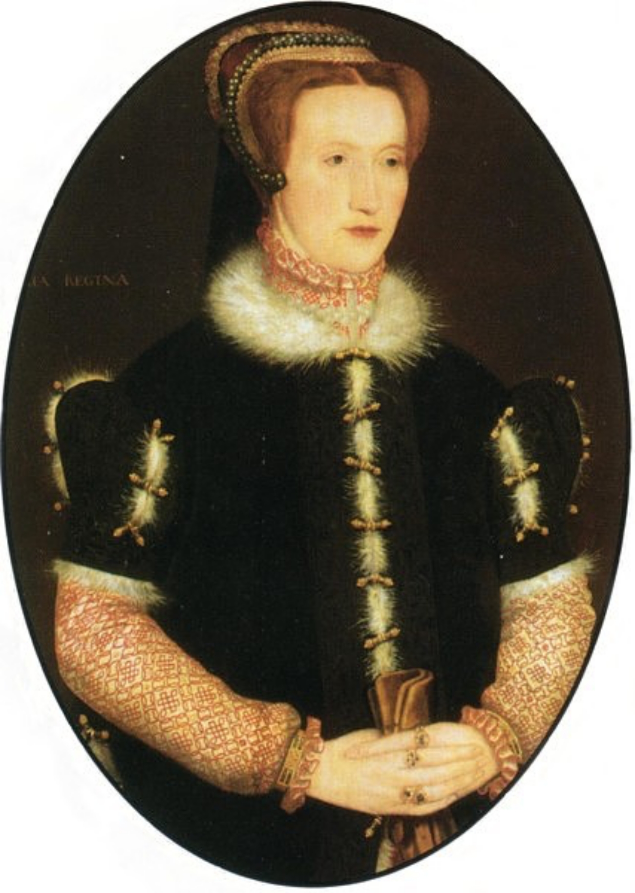 Bess of Hardwick Oval Portrait