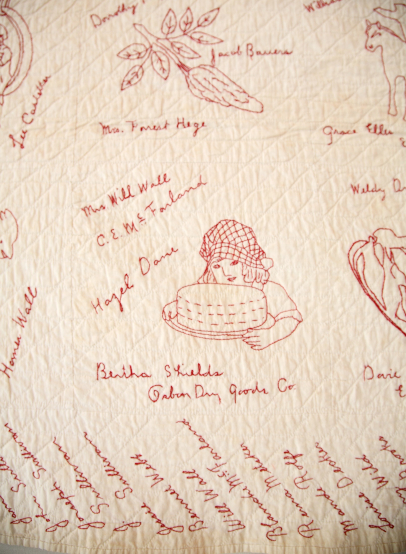 1923 Redwork Quilt