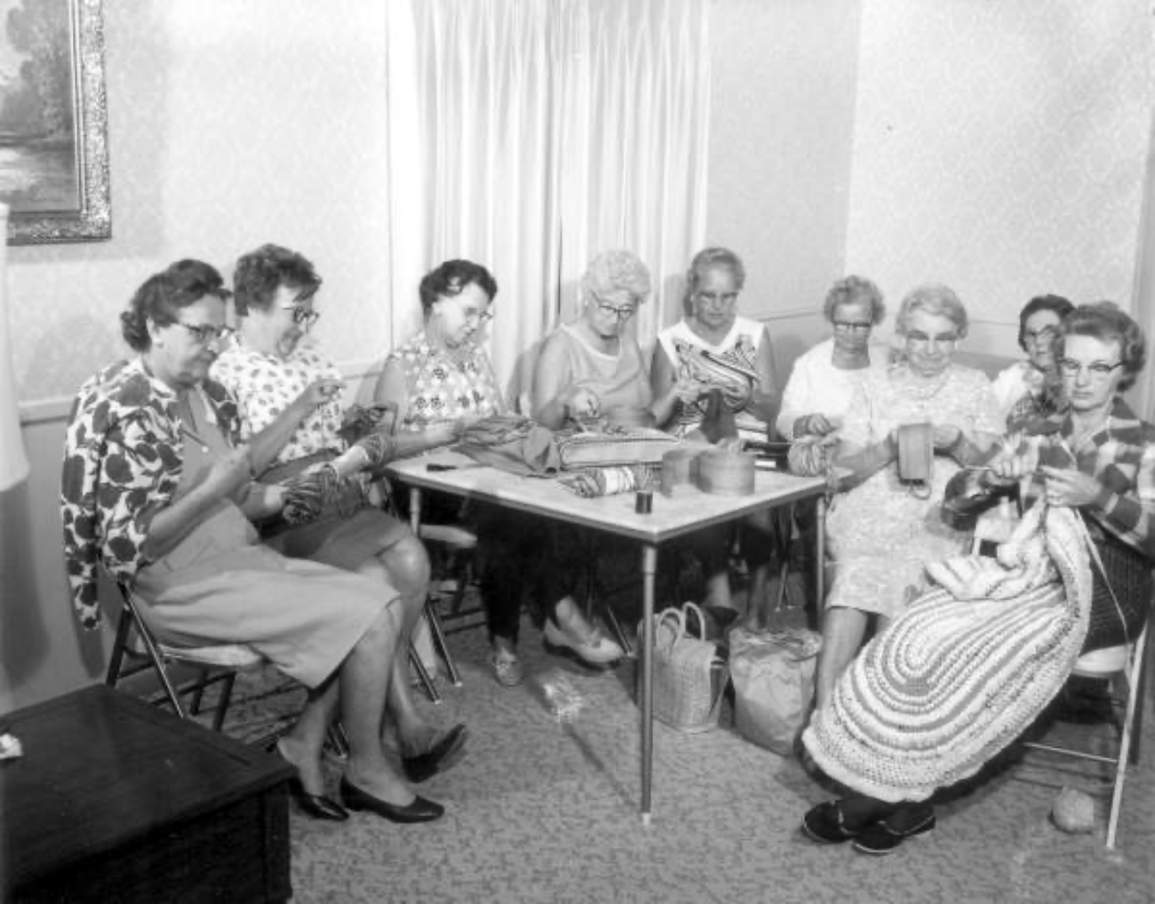 1960s Knitting Circle