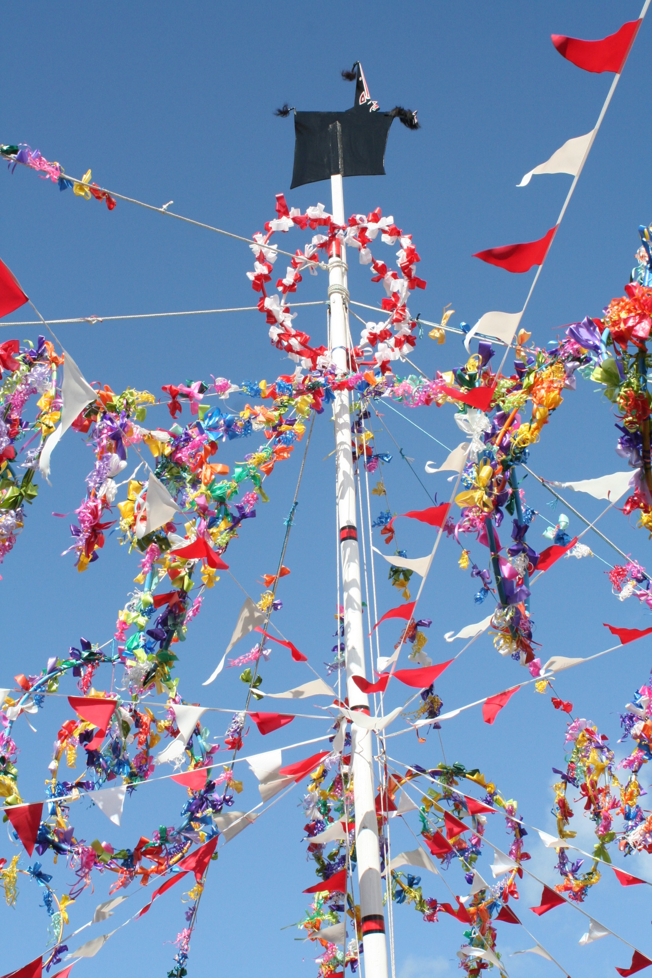 Maypole in Padstow UK