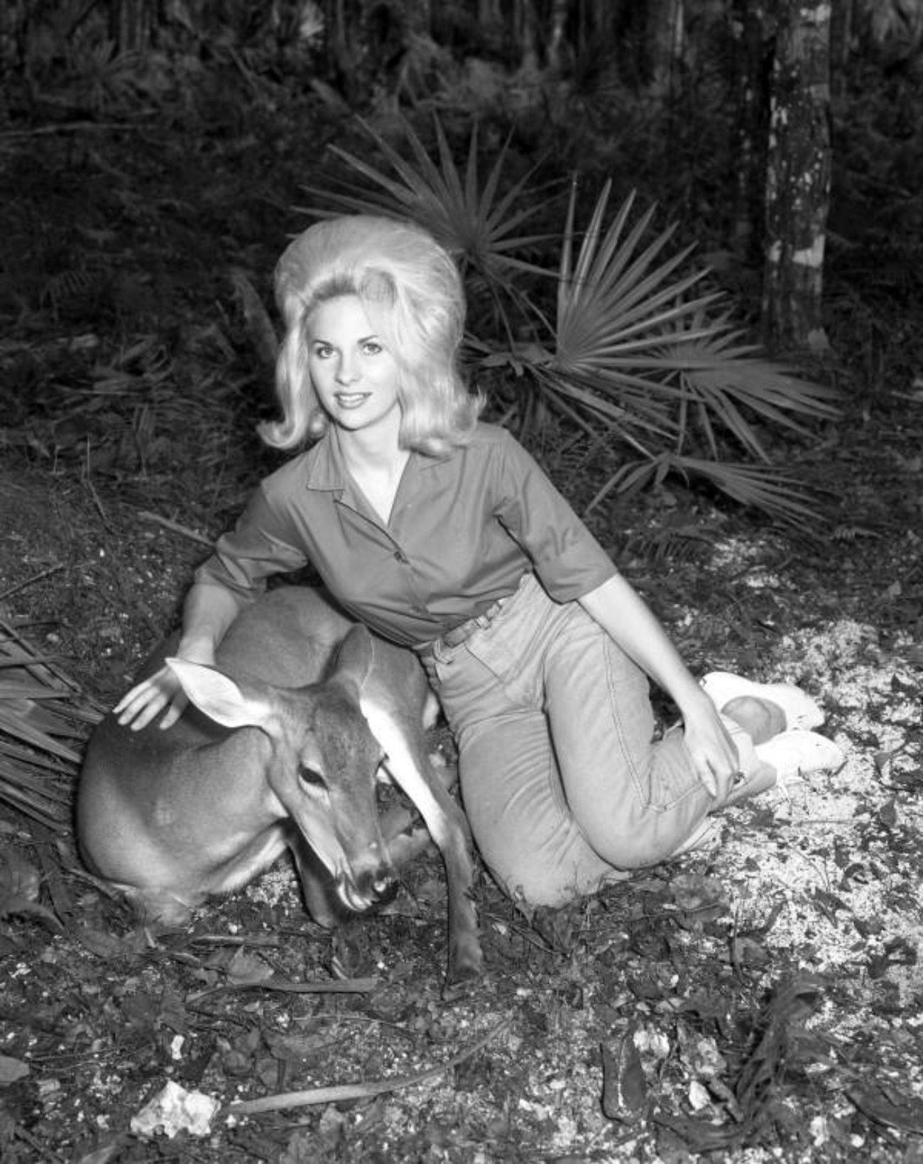 Woman with Deer 1960s