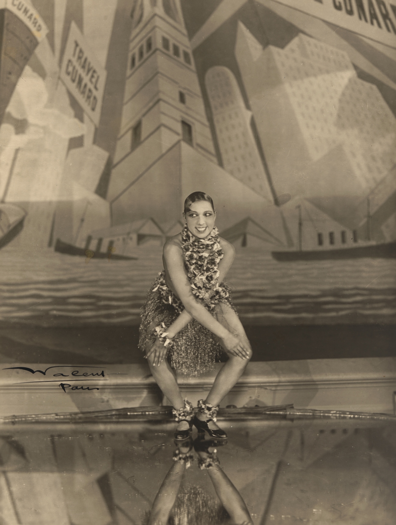 Josephine Baker Dancing on Stage