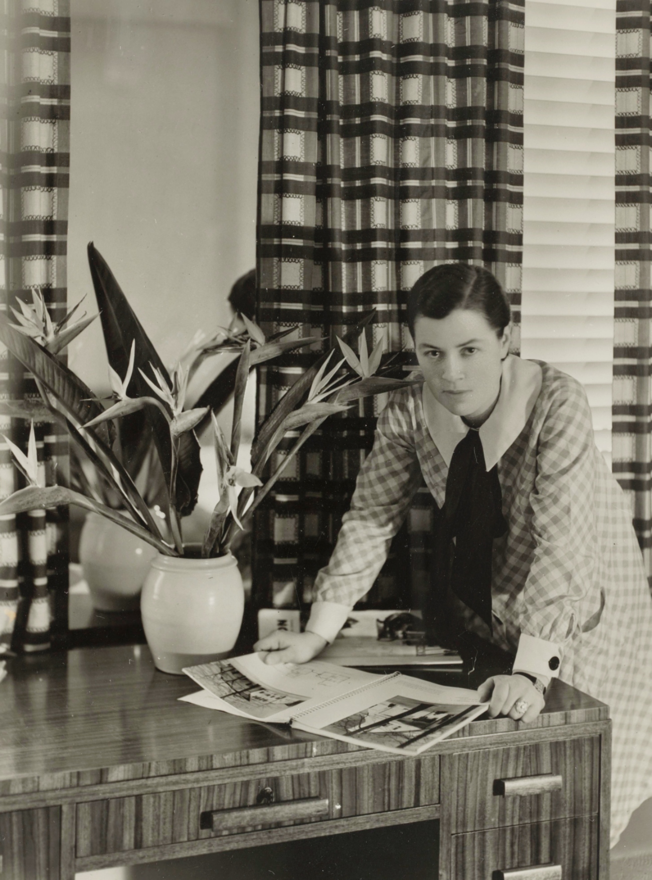 1930s Interior Designer with Short Hair