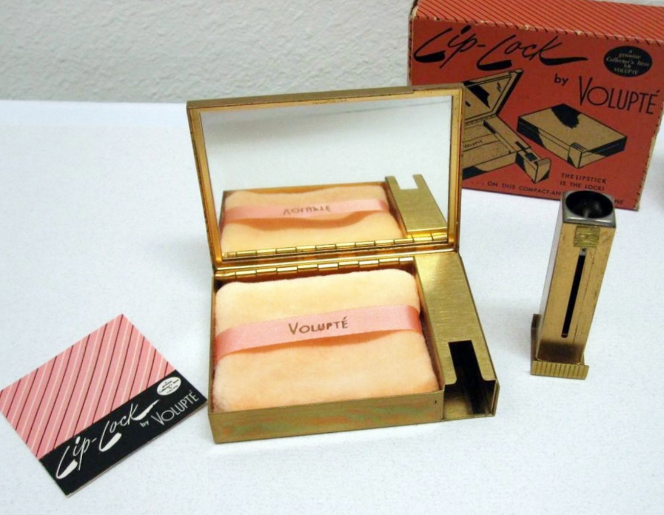 Volupte Powder Compact and Lipstick