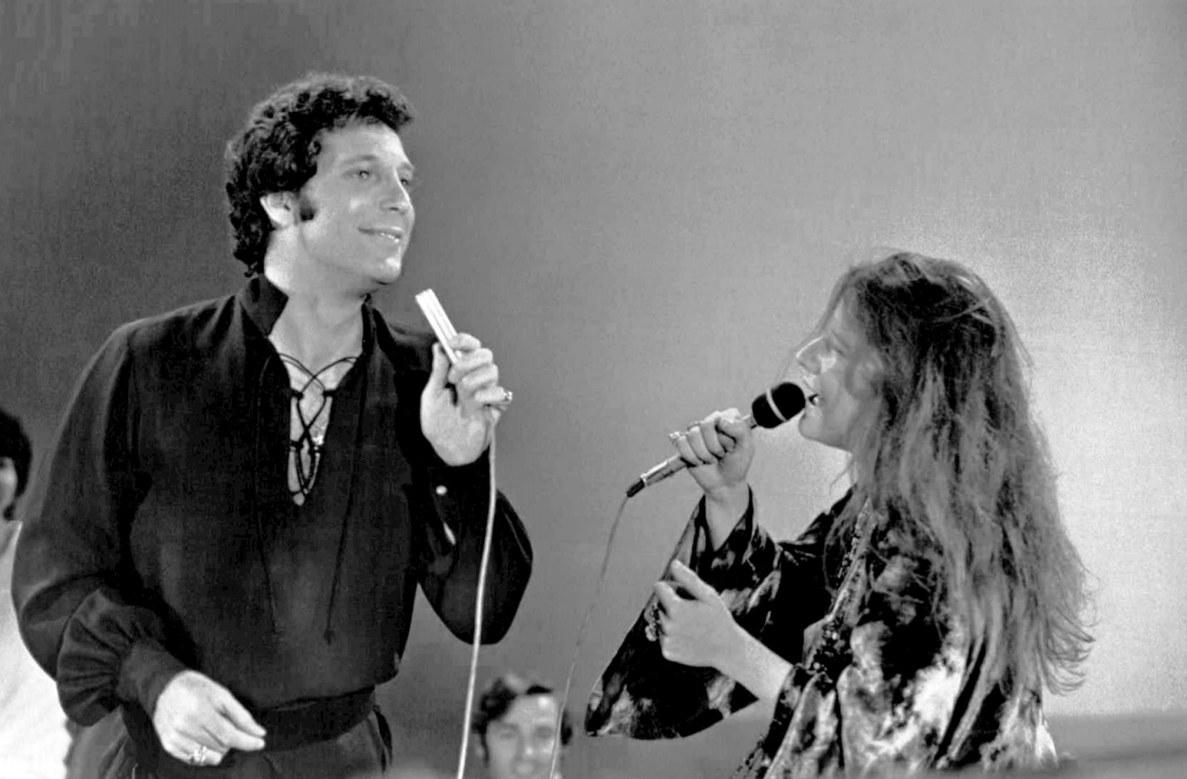 Tom Jones Performing with Janis Joplin in 1969