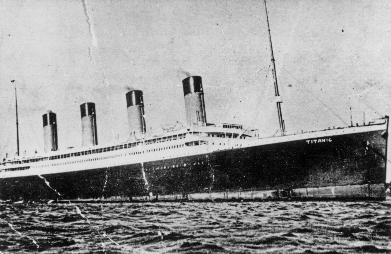 Photo of RMS Titanic Before She Sank