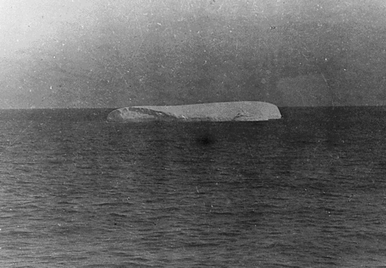Photo of the iceberg thought to have sunk the Titanic