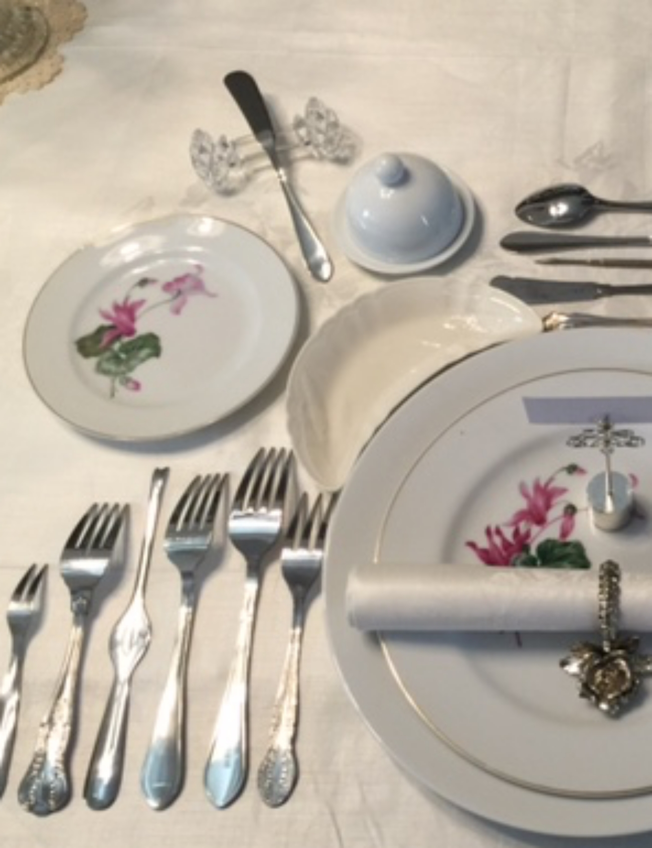 Butter Dish Table Setting