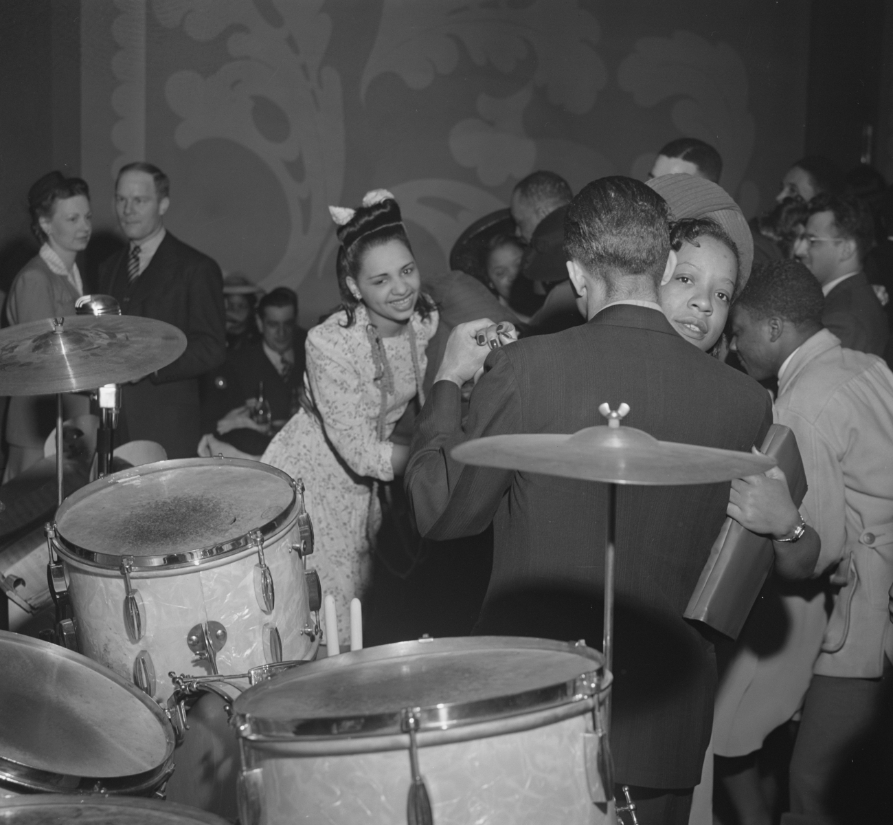 Couples Dancing to Live Jazz 1942 Chicago
