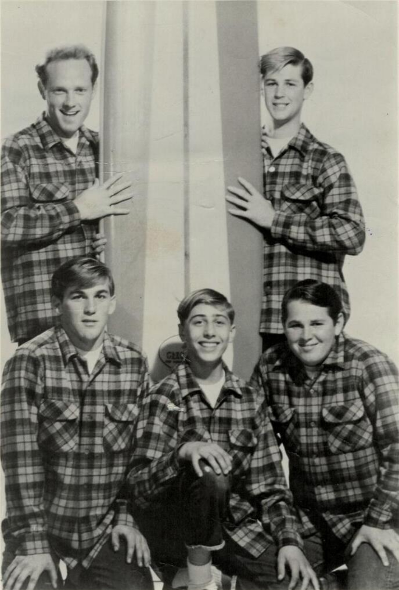 Promo Photo of The Beach Boys in 1963