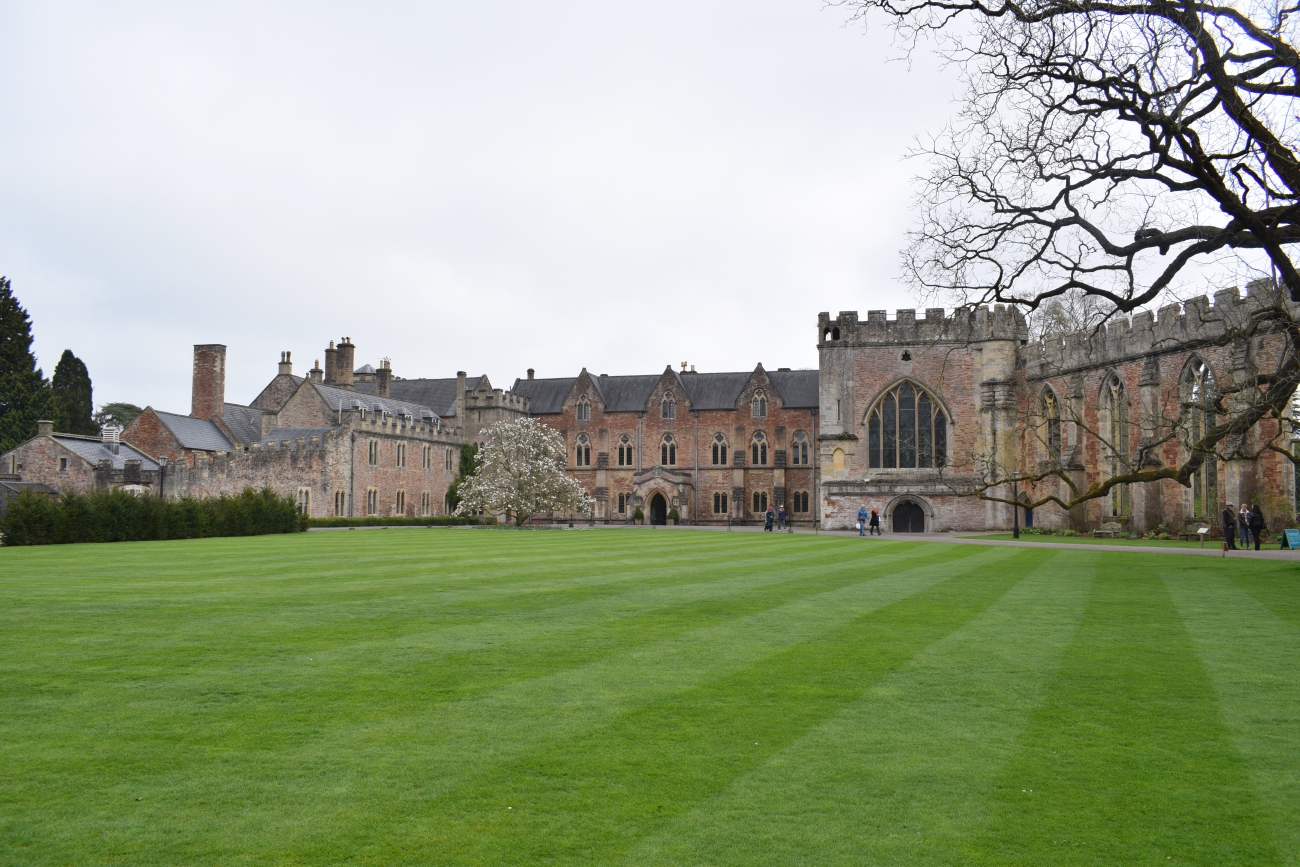 Bishop's Palace Wells Somerset Lawn