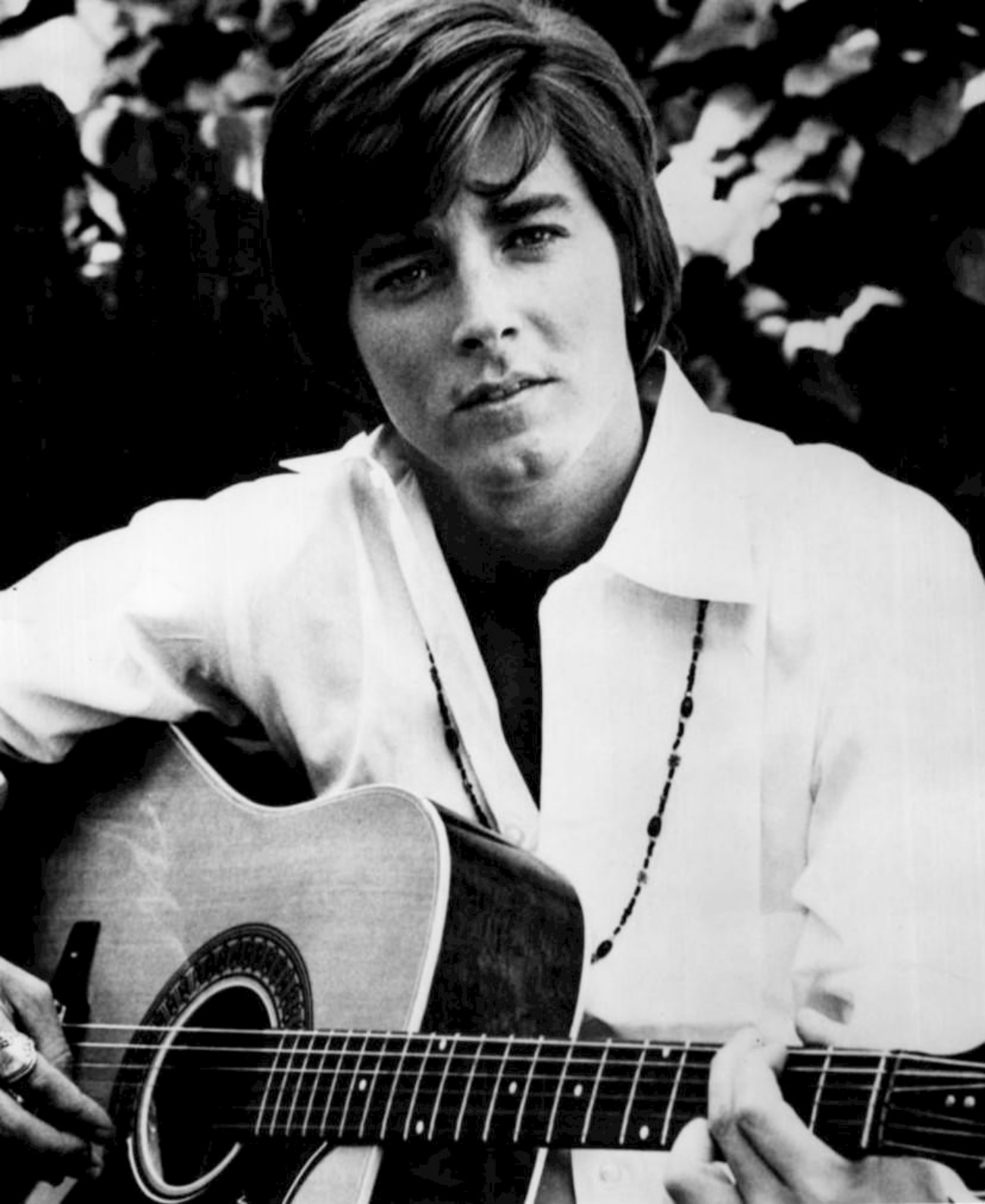 Publicity Photo of Bobby Sherman with Guitar 1969