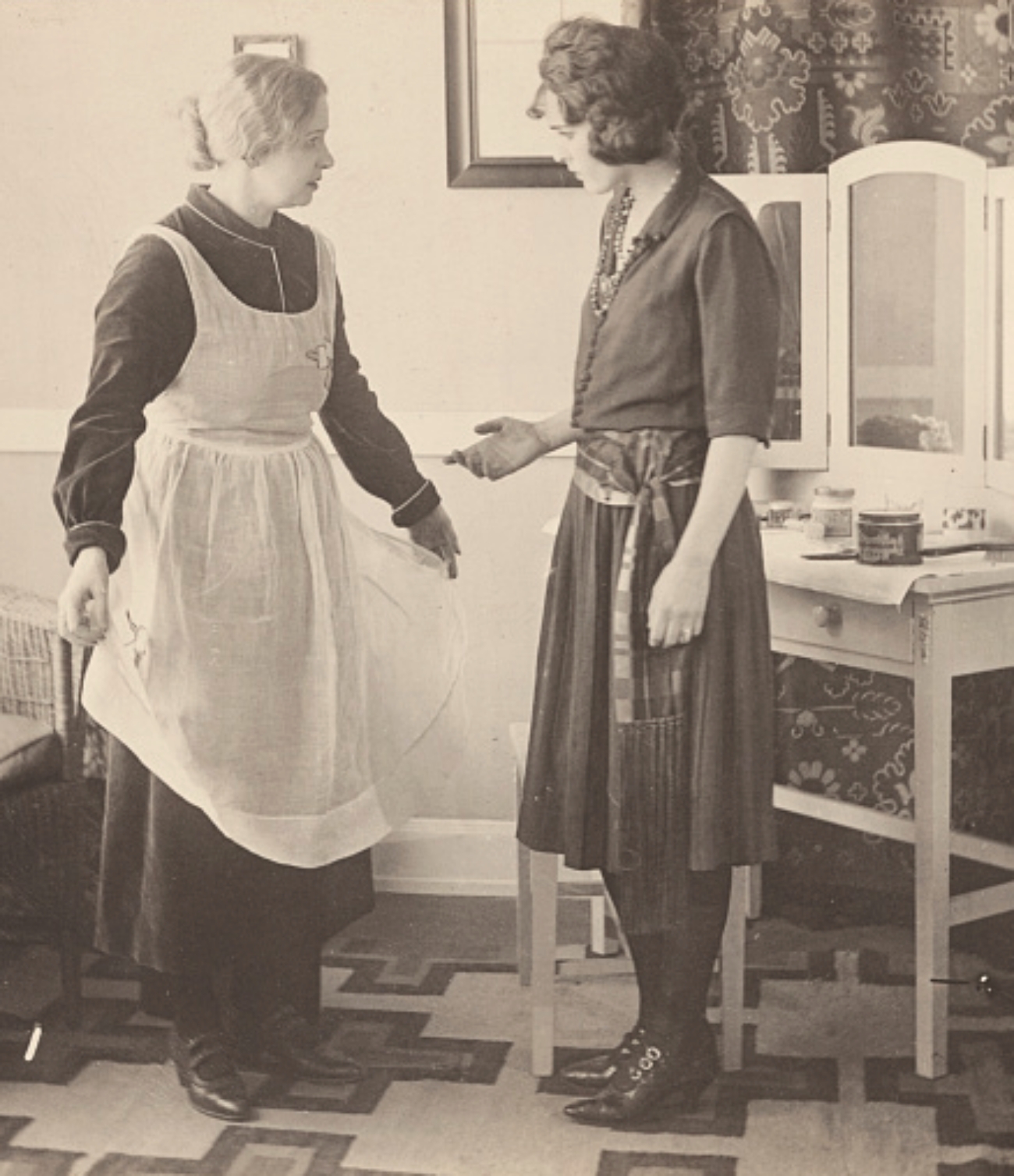 1923 Flapper Humorous Stereocard
