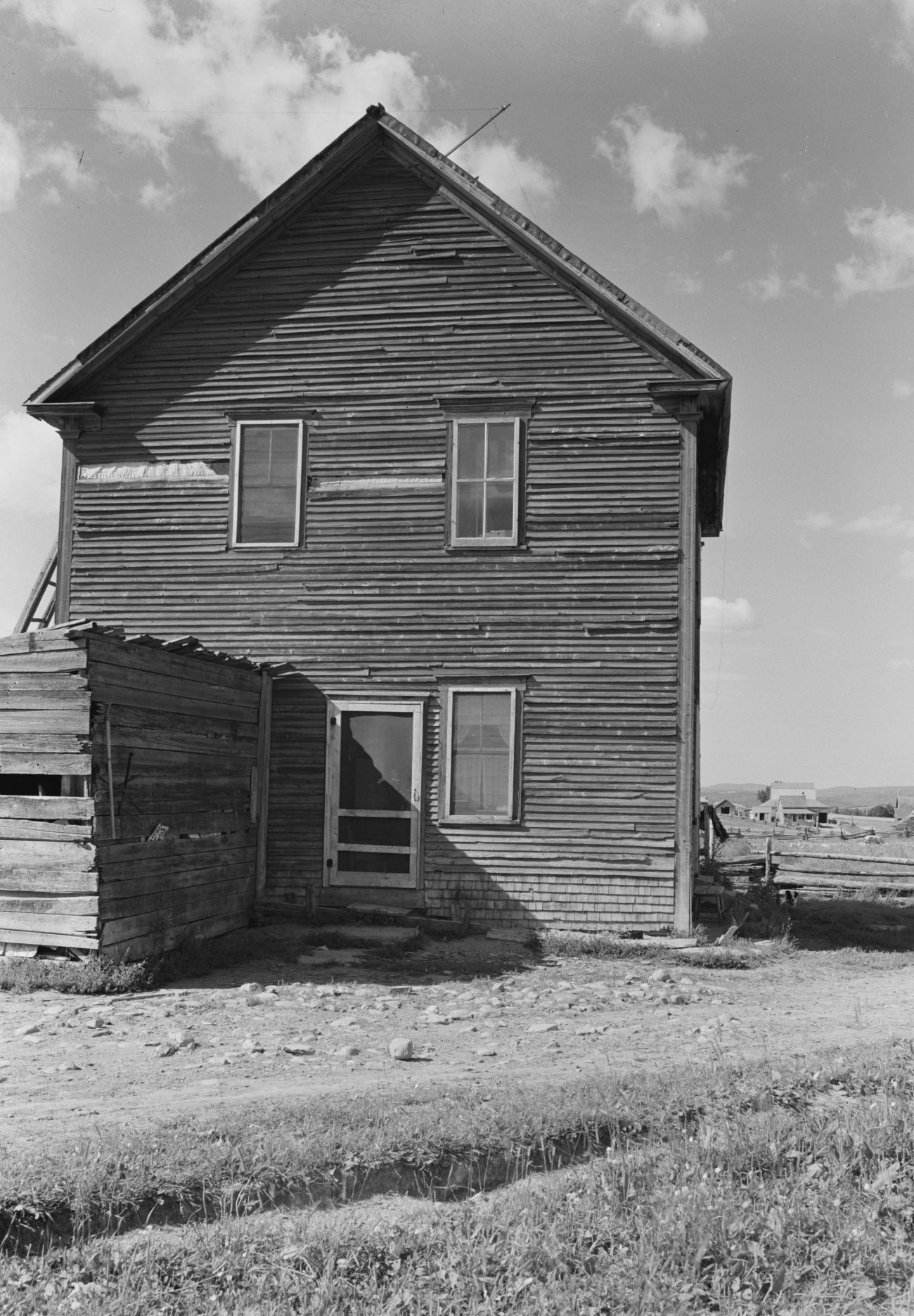 Maine Acadian Farmhouse Photographed 1942