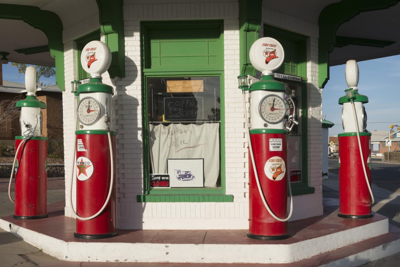 El Paso Texaco Station Restored by Rod Davenport