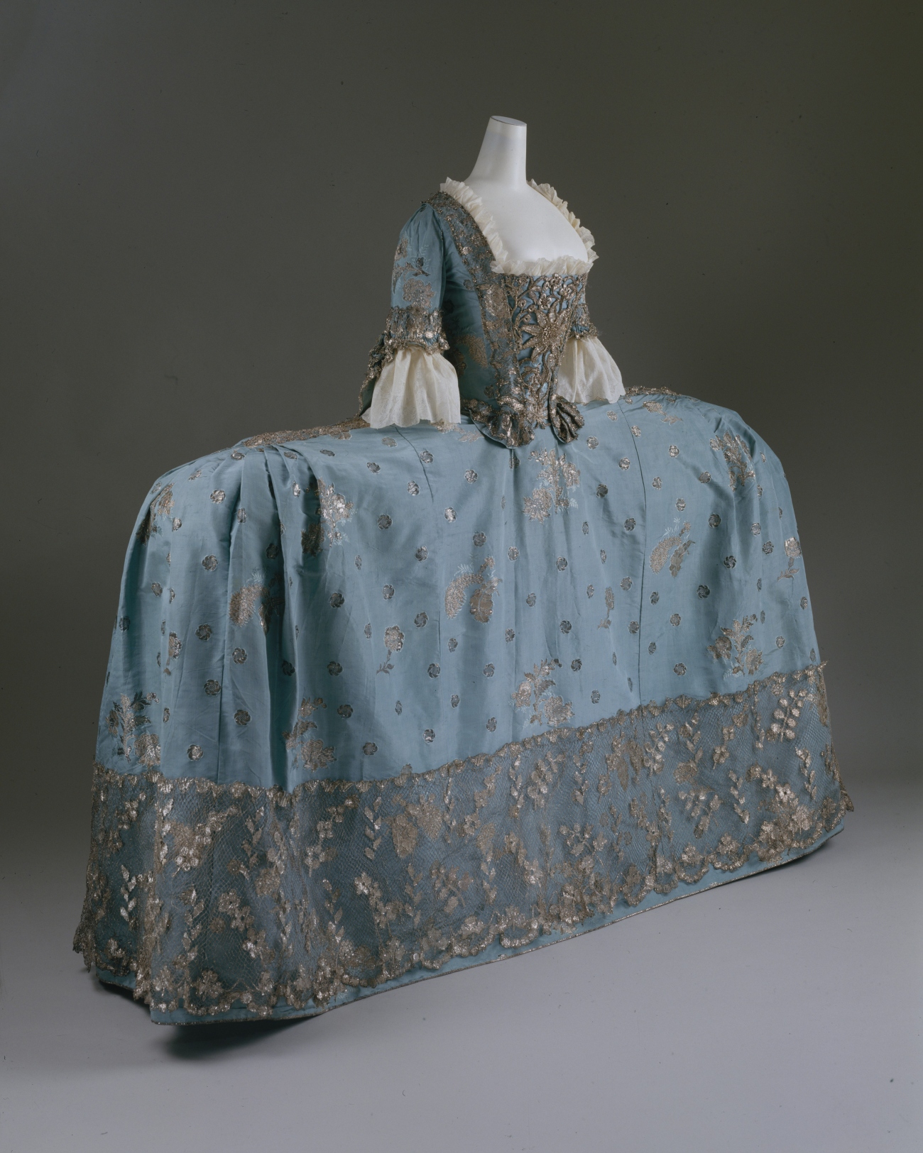 Wide Pannier Dress from the 1700s