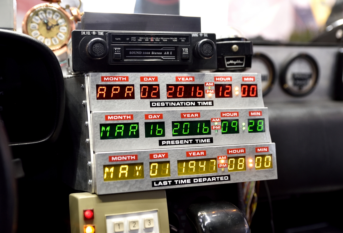 DeLorean Dashboard Back to the Future