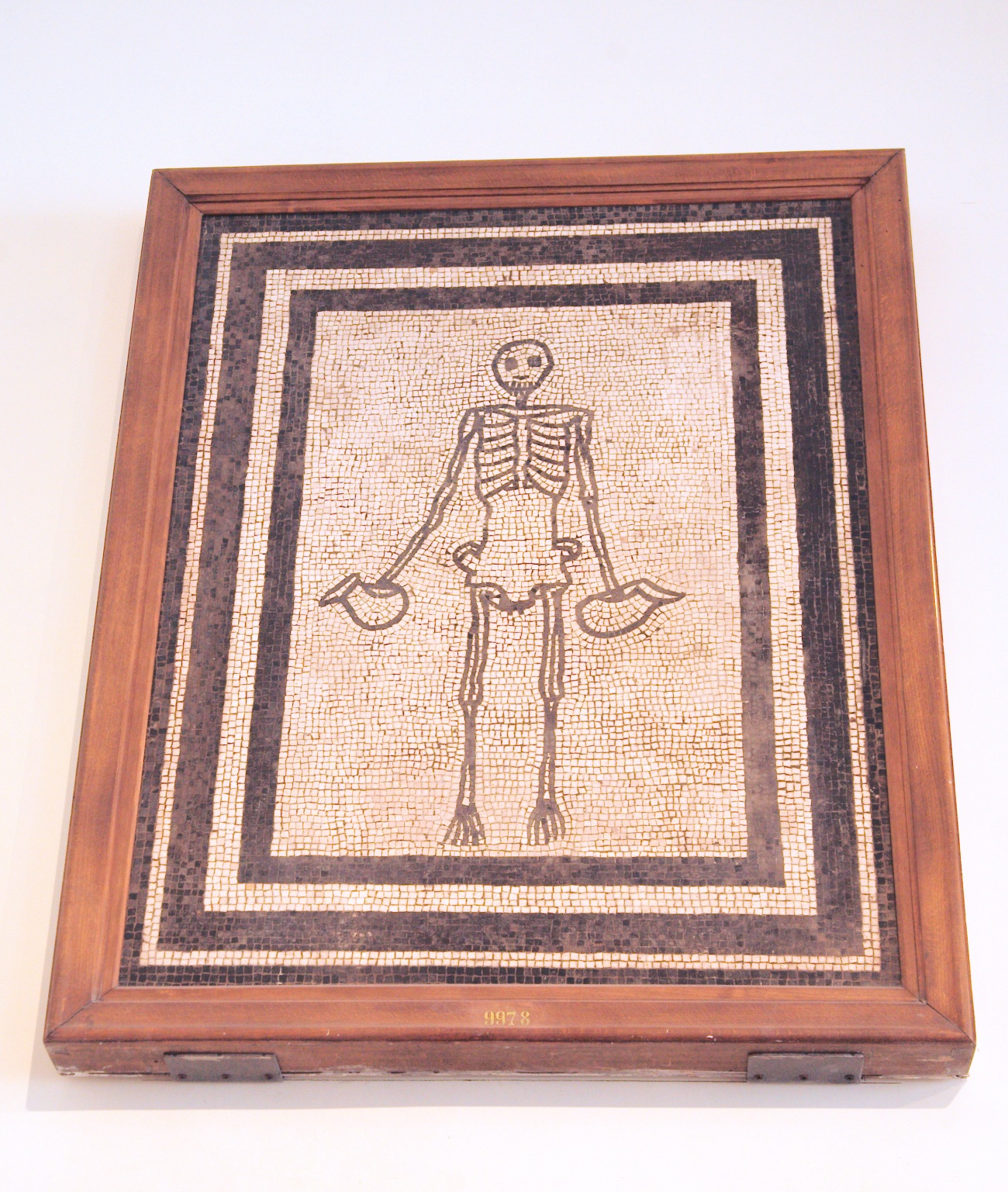 Pompeii Skeleton Mosaic