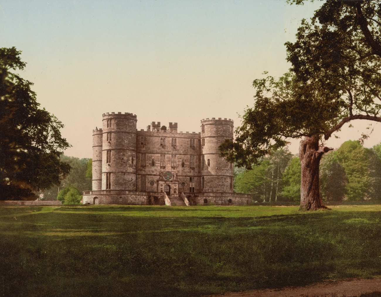 Lulworth Castle Photochrom
