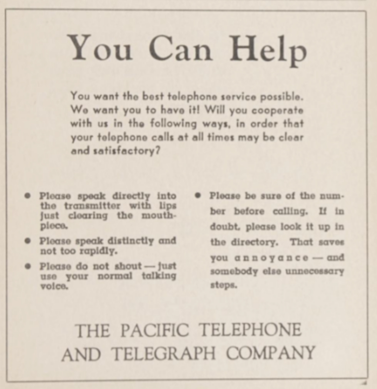 1953 Phone Book