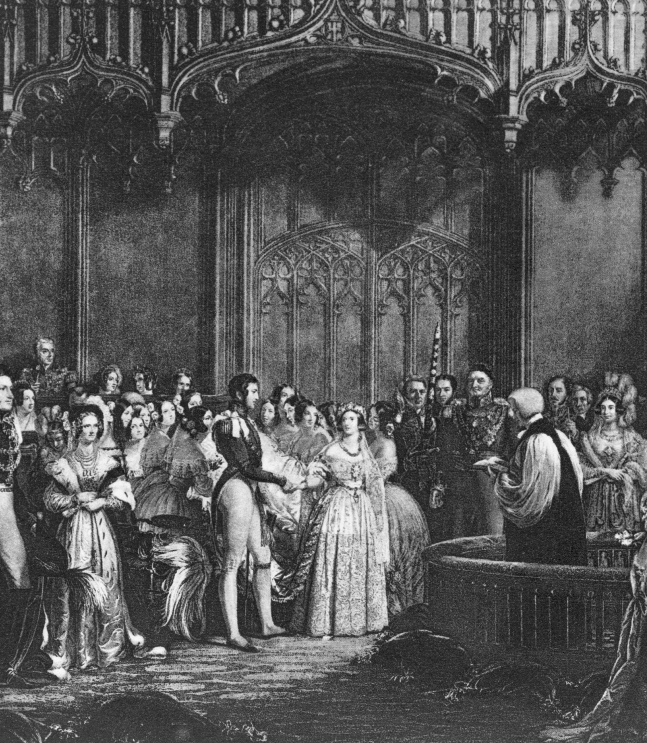Depiction of Queen Victoria's Wedding